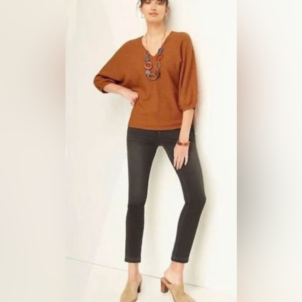 J. Jill Burnt Orange Sweater